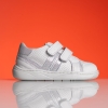 Бебешки боси обувки PONKI Barefoot Lignes Silver №19-21