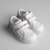 Бебешки боси обувки PONKI Barefoot Lignes Silver №19-21