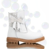 Бебешки боти  PONKI HK-BOW White №22-25