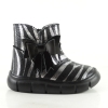 Бебешки ботушки PONKI ROSETTE BLACK / SILVER №20-21