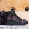Бебешки кецове PONKI Maiden Black-Pink №22-25