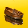Бебешки мокасини PONKI ELEGANTE BROWN №22-25