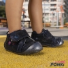Бебешки обувки PONKI Пуфи GALAXY DARKBLUE №19-21