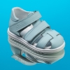 Бебешки сандали PONKI Craft Lightblue №19-25