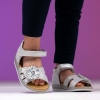 Бебешки сандали PONKI Queen Silver №22-25