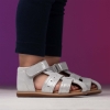Бебешки сандали PONKI SARO Silver New №20-25