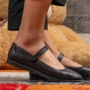Детски балеринки PONKI Heal Black №31-36