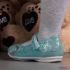 Детски Балеринки PONKI LOVE GREEN №31-36