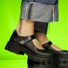 Детски балеринки PONKI XTRAVAGANZA BLACK DROPS  №31-36
