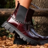 Детски боти PONKI CHELSY Bordeaux №31-35