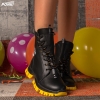 Детски ботуши PONKI REYGA BLACK-YELLOW №26-30 