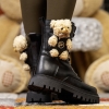 Детски ботуши PONKI Teddy Black №31-36