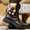 Детски ботуши PONKI Teddy Black №31-36