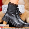 Детски елегантни кубинки PONKI JULIET BLACK №31-36