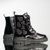 Детски кубинки PONKI Lovewalks Black Patent №30-36