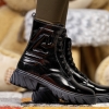 Детски кубинки PONKI VENEZIA BLACK LAK  №31-36