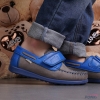Детски Мокасини PONKI ELEGO GREY BLUE №22-30