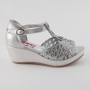 Детски сандали на платформа PONKI ELEGANCE SILVER №27-30 , №31-36