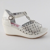 Детски сандали на платформа PONKI ELEGANCE WHITE №27-30 