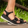 Детски сандали на платформа PONKI PADYY Black №31-36
