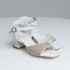 Детски сандали на токче PONKI Glow White Pearl №31-36