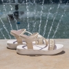 Детски сандали PONKI Crystal Shine Beige №26-30