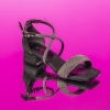 Детски сандали PONKI Glorya BLACK №31-36