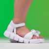 Детски сандали PONKI Soma White №27-30