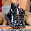 Юношески елегантни кубинки PONKI Juliet BLACK-LAK №37-40