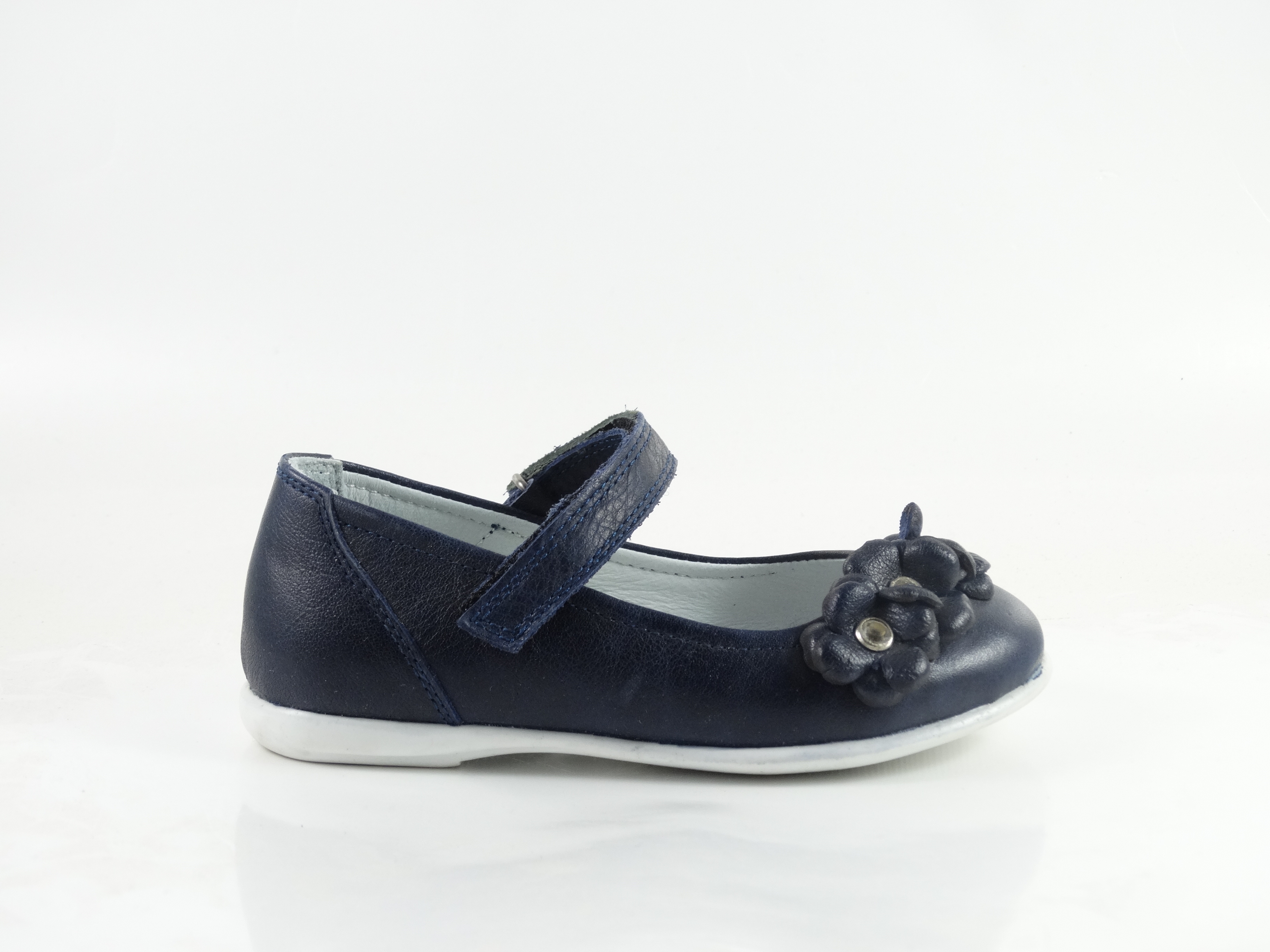 Бебешки балеринки PONKI FLAWE Darkblue №21-25