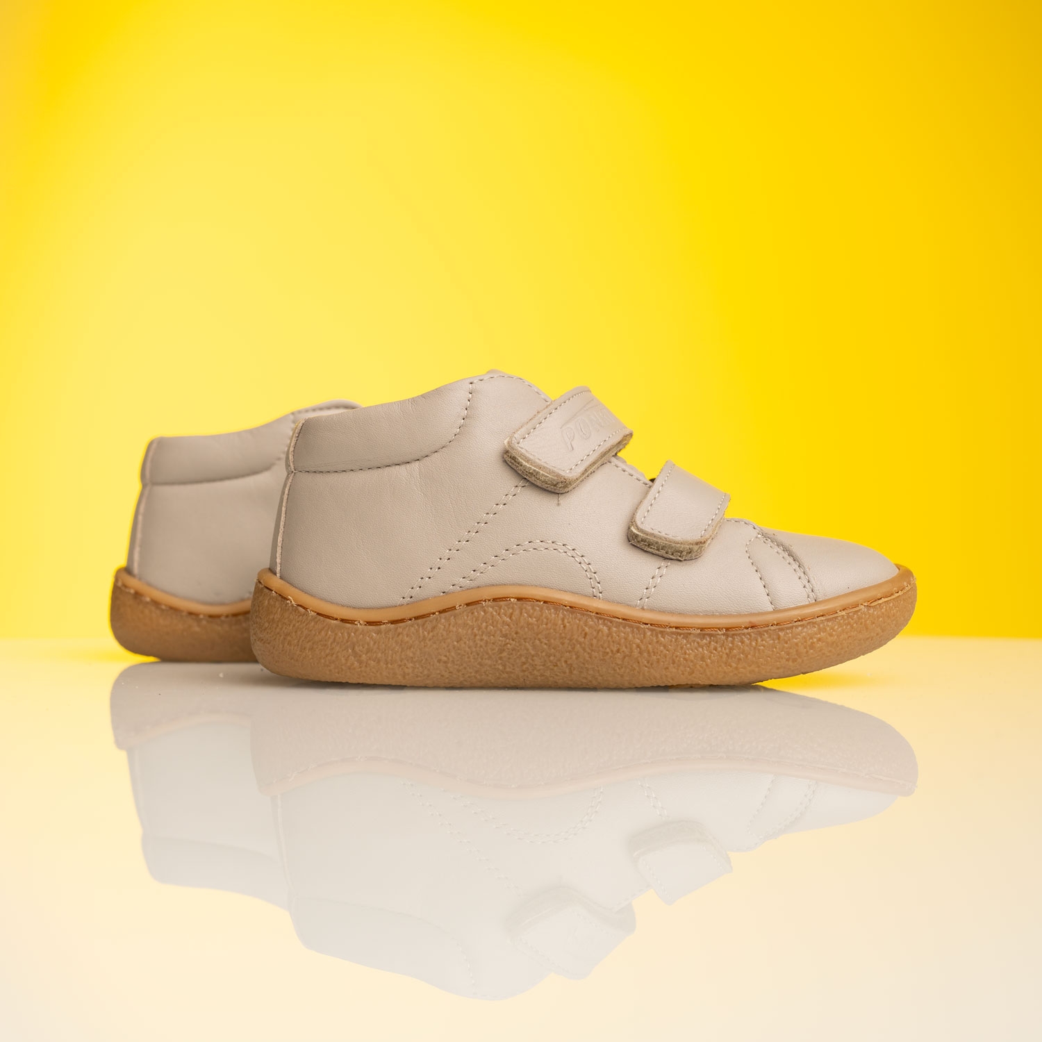 Бебешки боси боти PONKI BAREFOOT Kamper Lepi beige №22-26