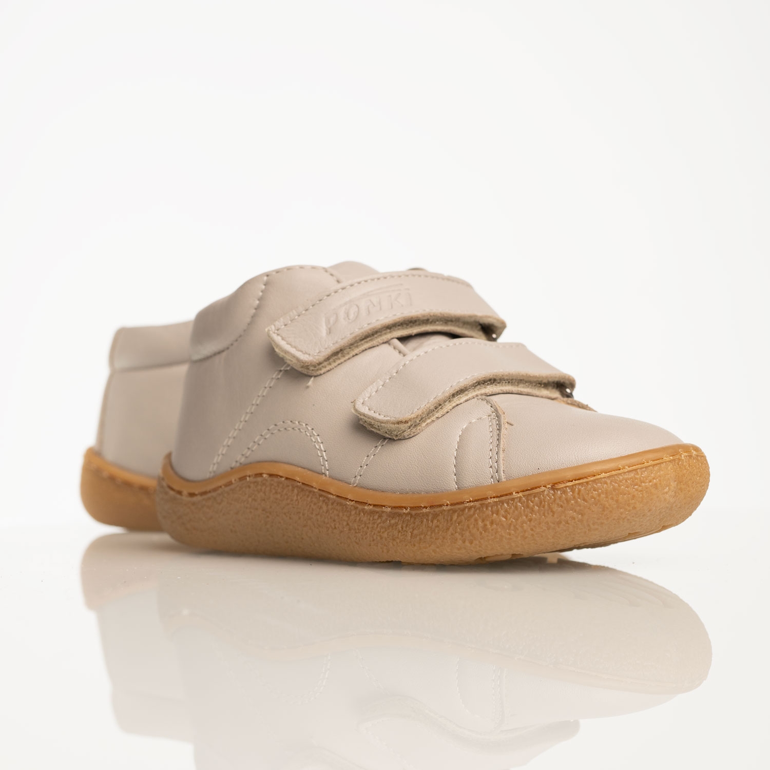 Бебешки боси боти PONKI BAREFOOT Kamper Lepi beige №22-26