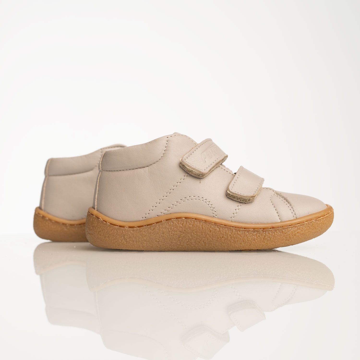 Бебешки боси боти PONKI BAREFOOT Kamper Lepi beige №22-26