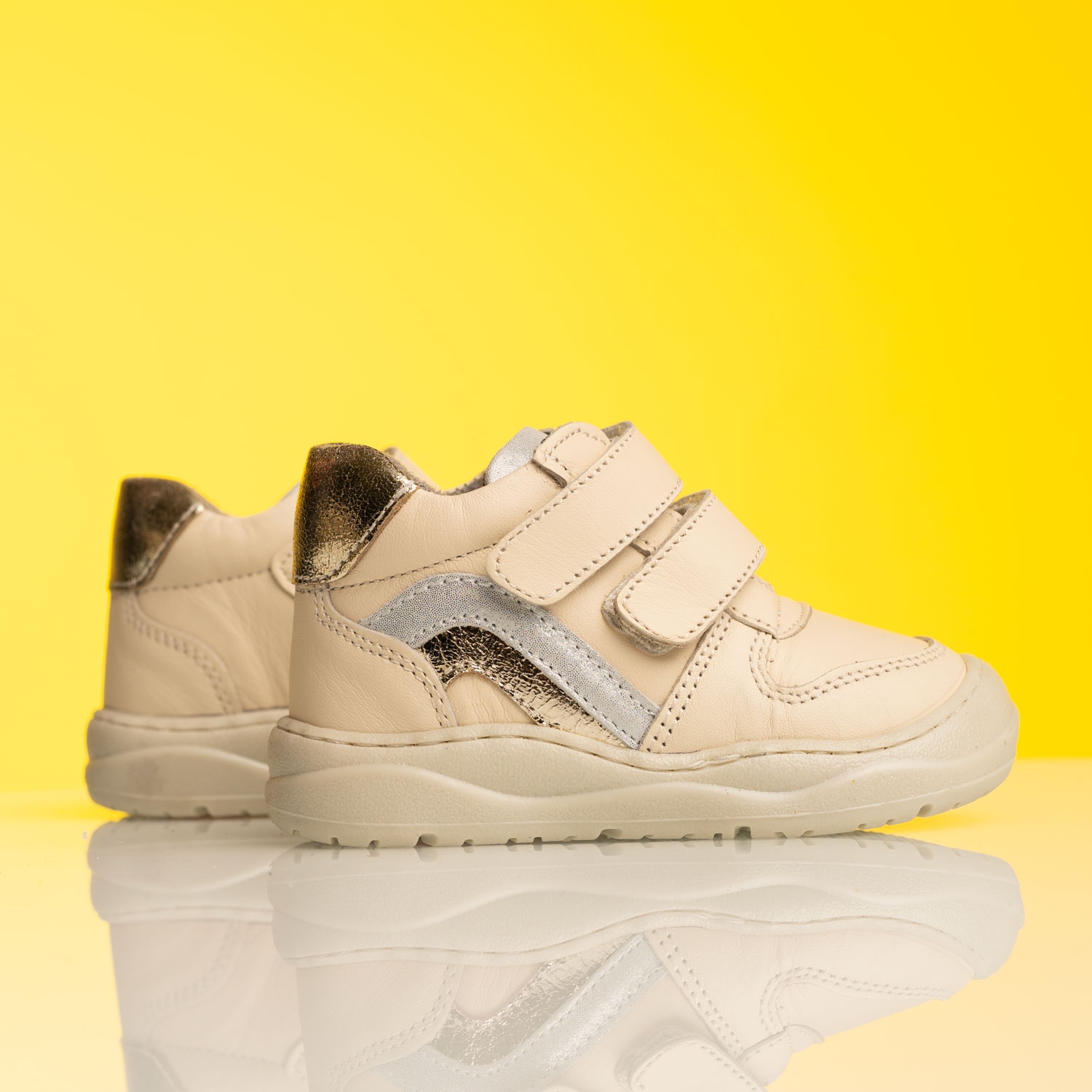 Бебешки боси боти PONKI BAREFOOT Spectrum Beige №19-22