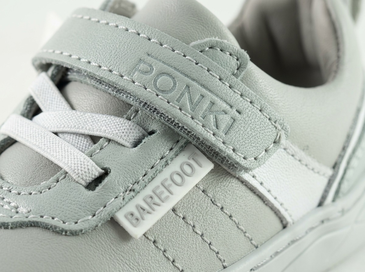 Бебешки боси обувки PONKI Barefoot Balance Green / Grey №21-25