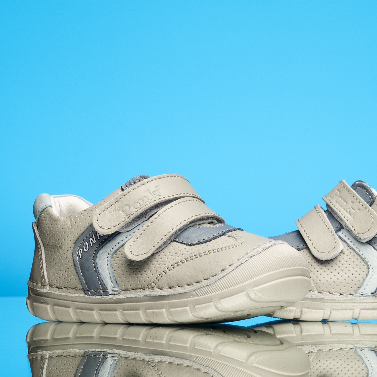 Бебешки боси обувки PONKI BAREFOOT Cloud Step Grey №19-21