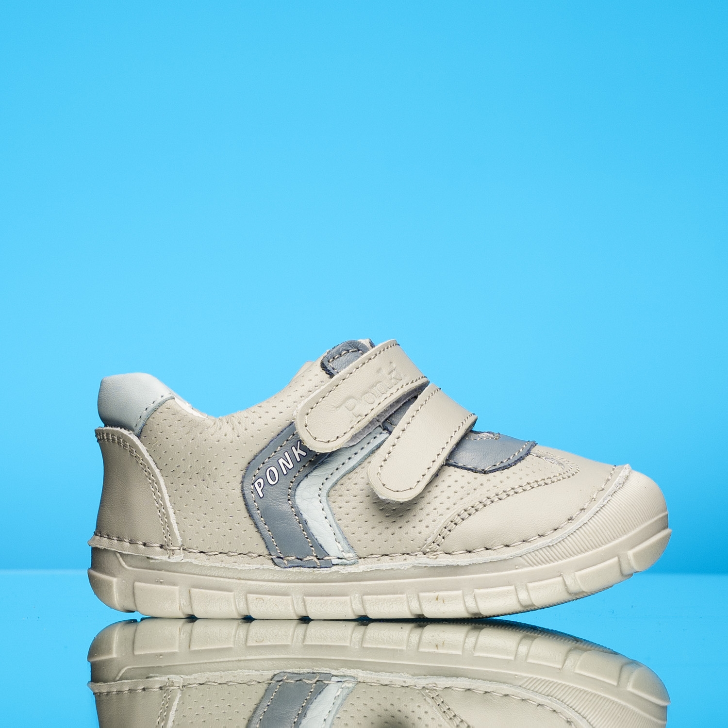 Бебешки боси обувки PONKI BAREFOOT Cloud Step Grey №19-21