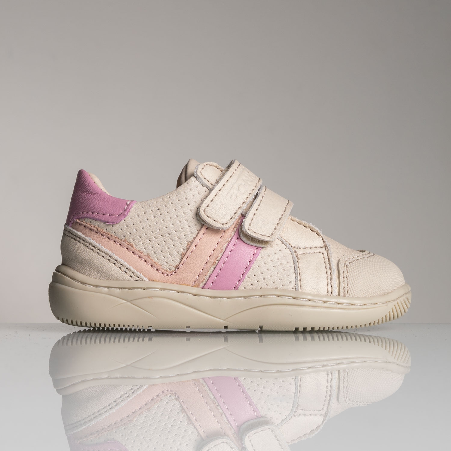 Бебешки боси обувки PONKI Barefoot Lignes Beige №19-21