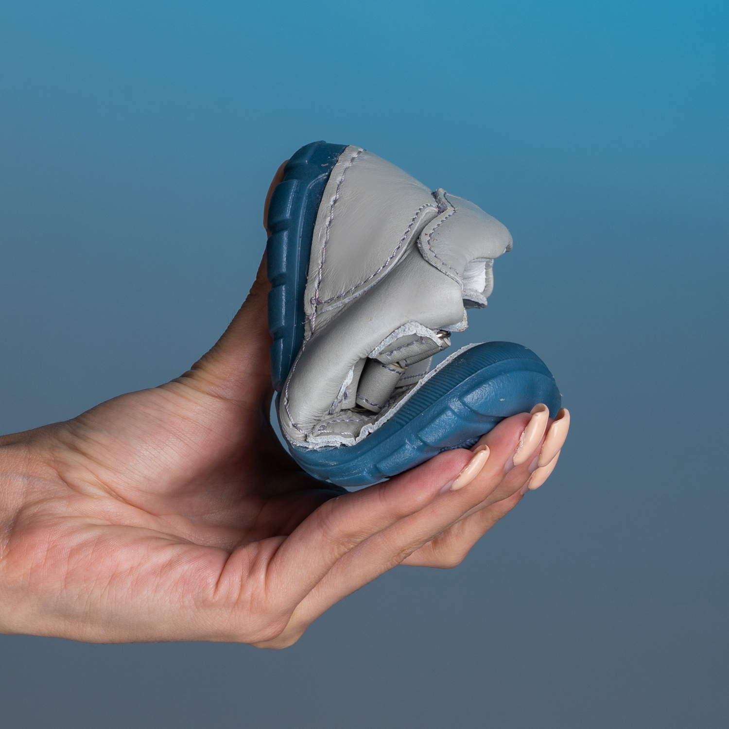 Бебешки боси обувки PONKI BAREFOOT Selmora Grey №19-23