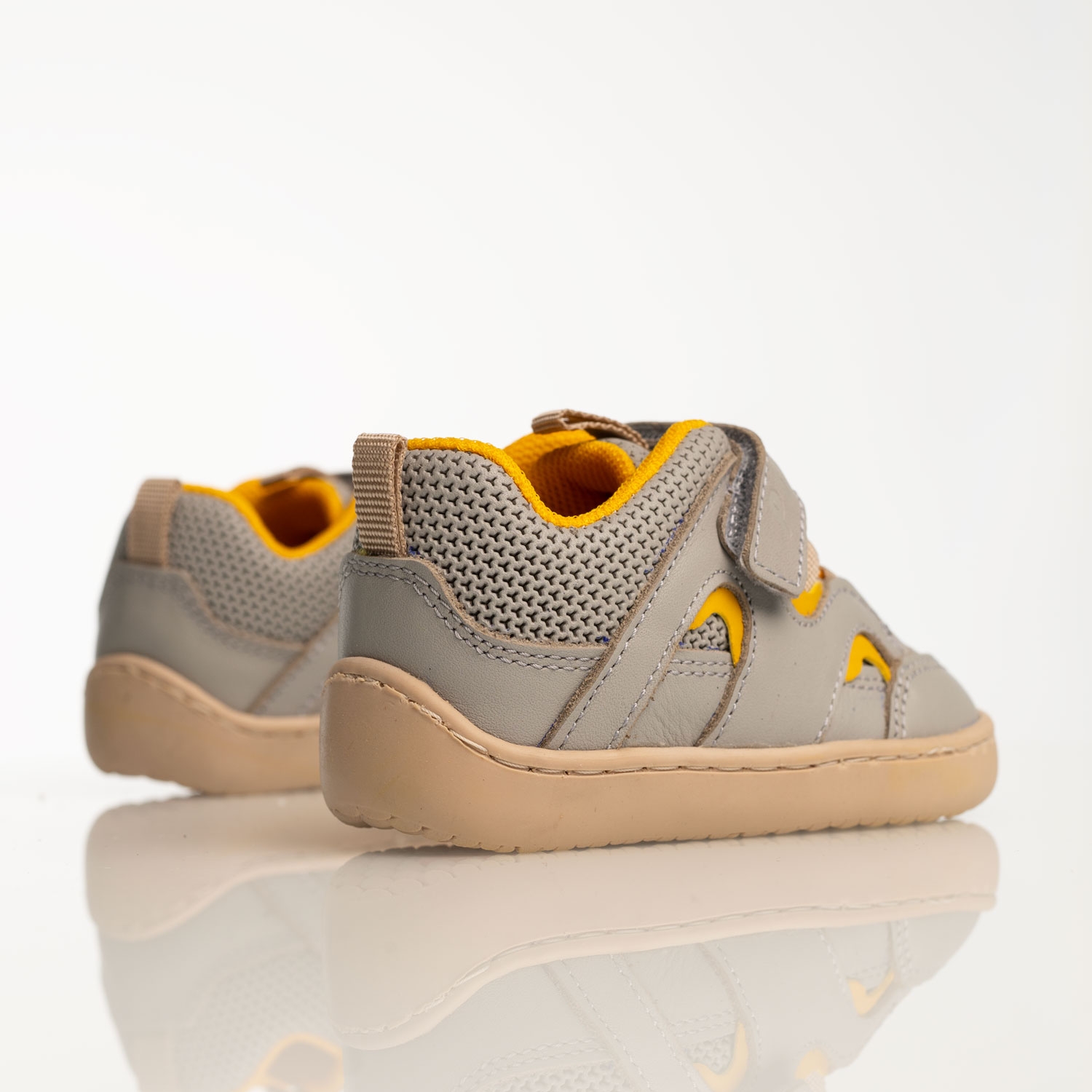 Бебешки боси обувки PONKI Barefoot SQUASH II Grey №22-25