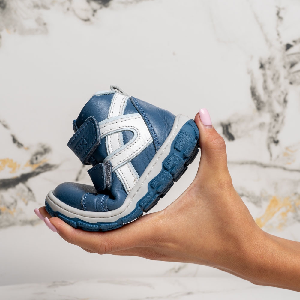 Бебешки боти PONKI BAREFOOT LEO BLUE №20-25