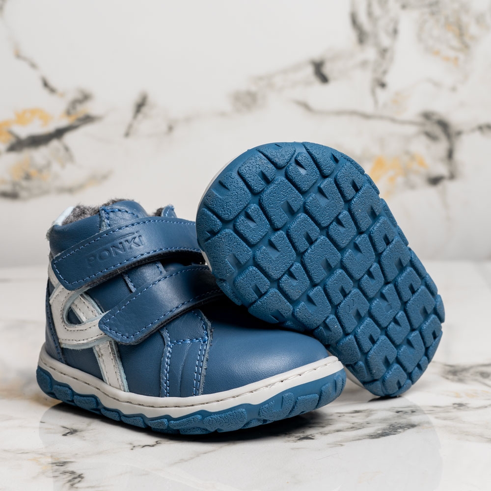 Бебешки боти PONKI BAREFOOT LEO BLUE №20-25