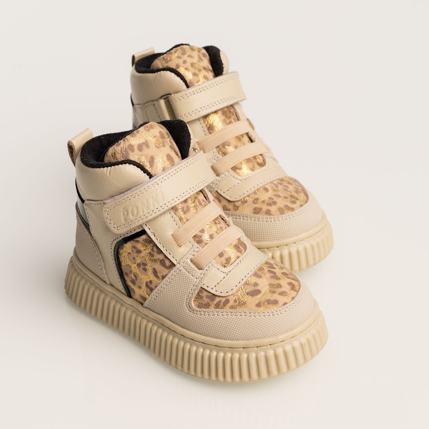 Бебешки боти PONKI STYLISH BEIGE №22-25