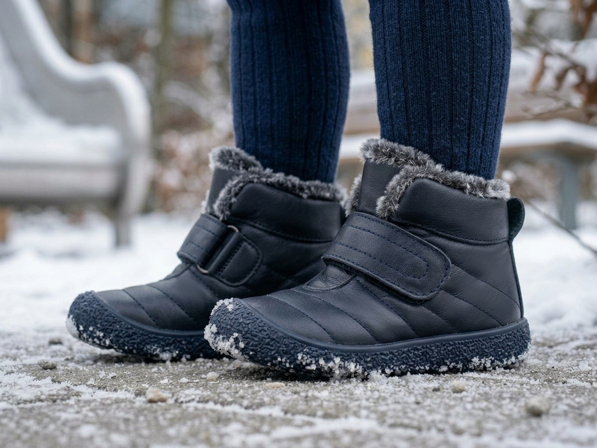 Бебешки боти PONKI Suture Dark Blue №20-21