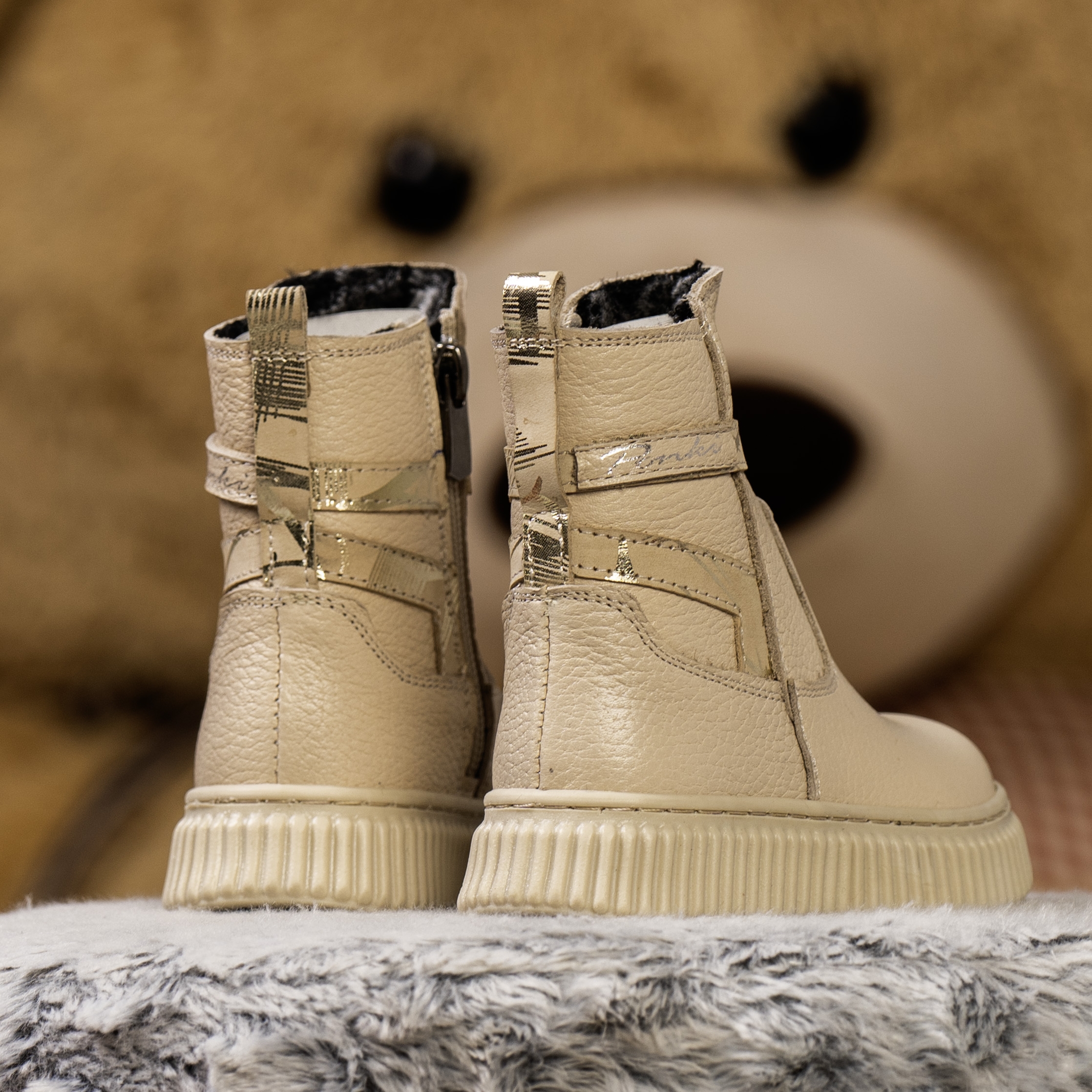 Бебешки ботушки PONKI VERTIGO BEIGE №22-25