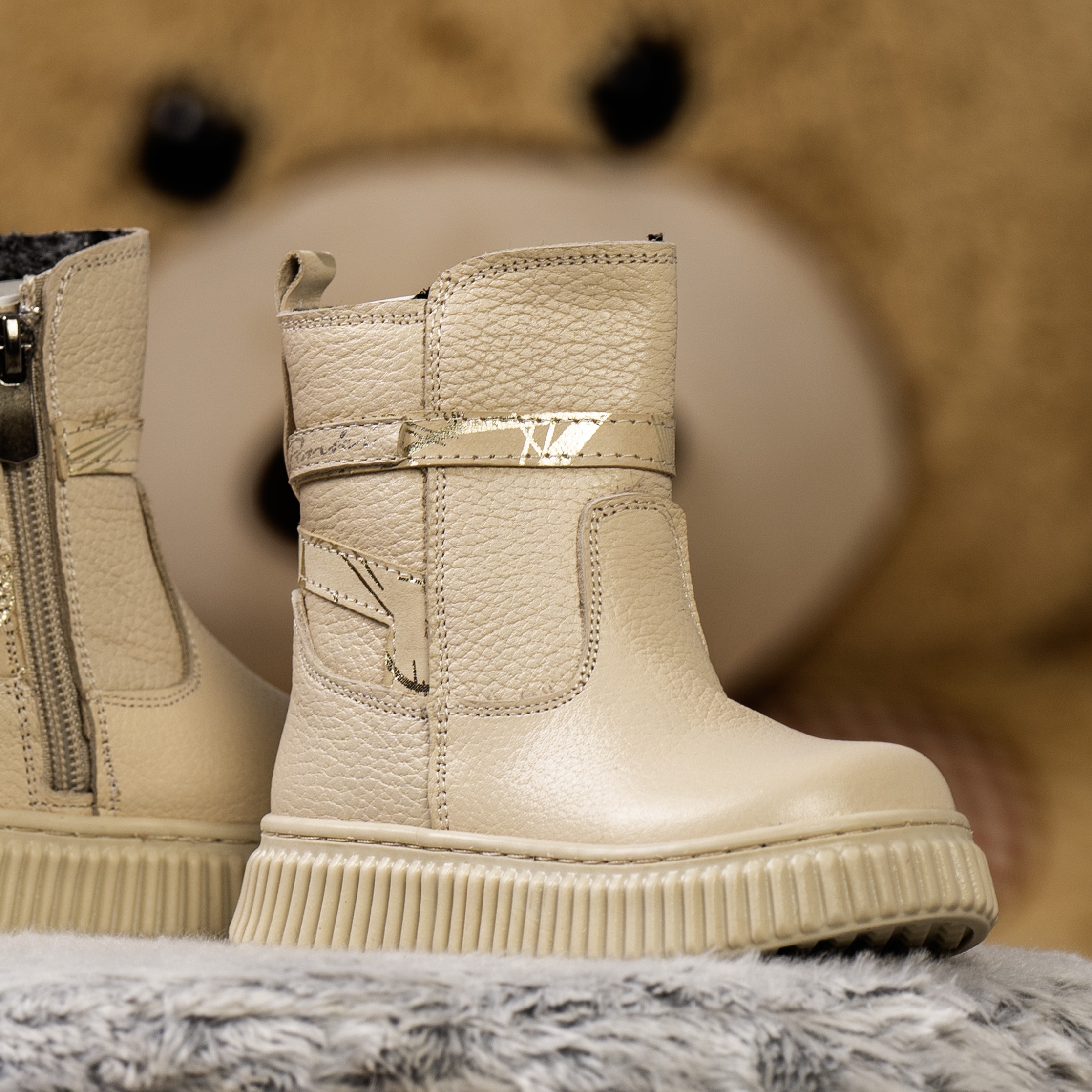 Бебешки ботушки PONKI VERTIGO BEIGE №22-25