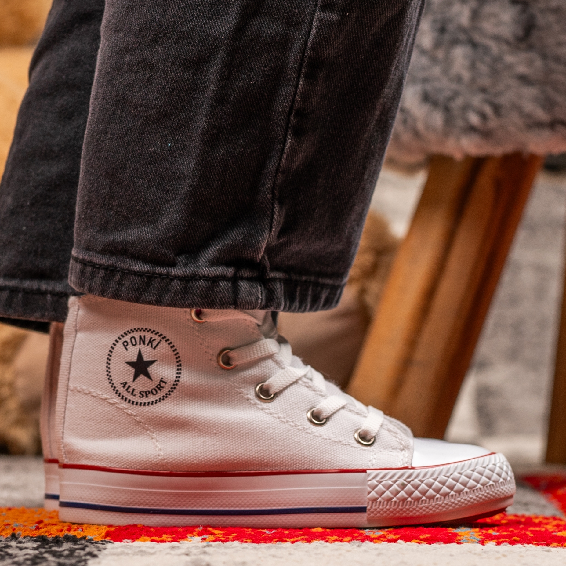 Бебешки кецове PONKI Revery White №21-25