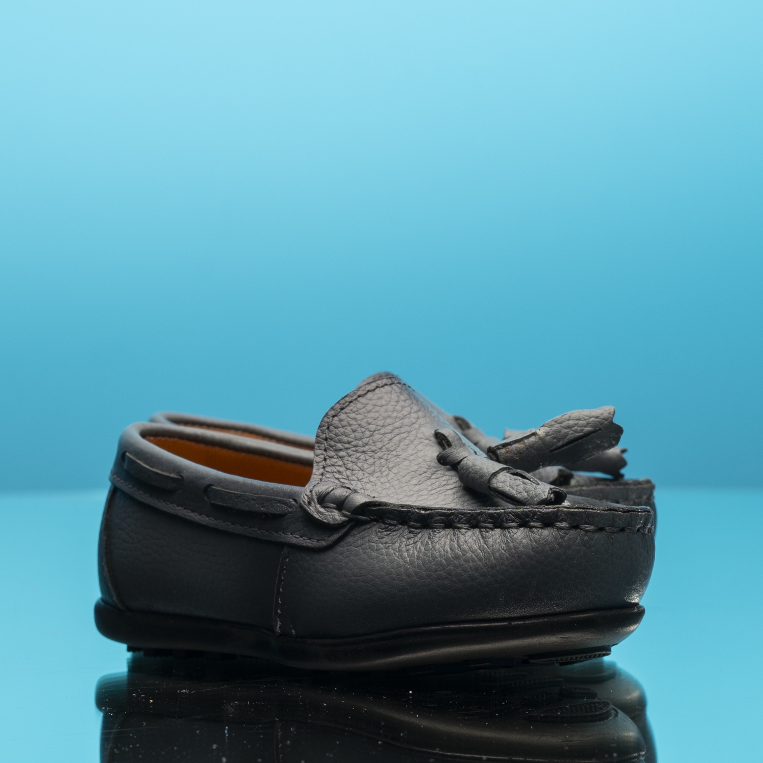 Бебешки мокасини PONKI ELEGANTE GREY №22-25