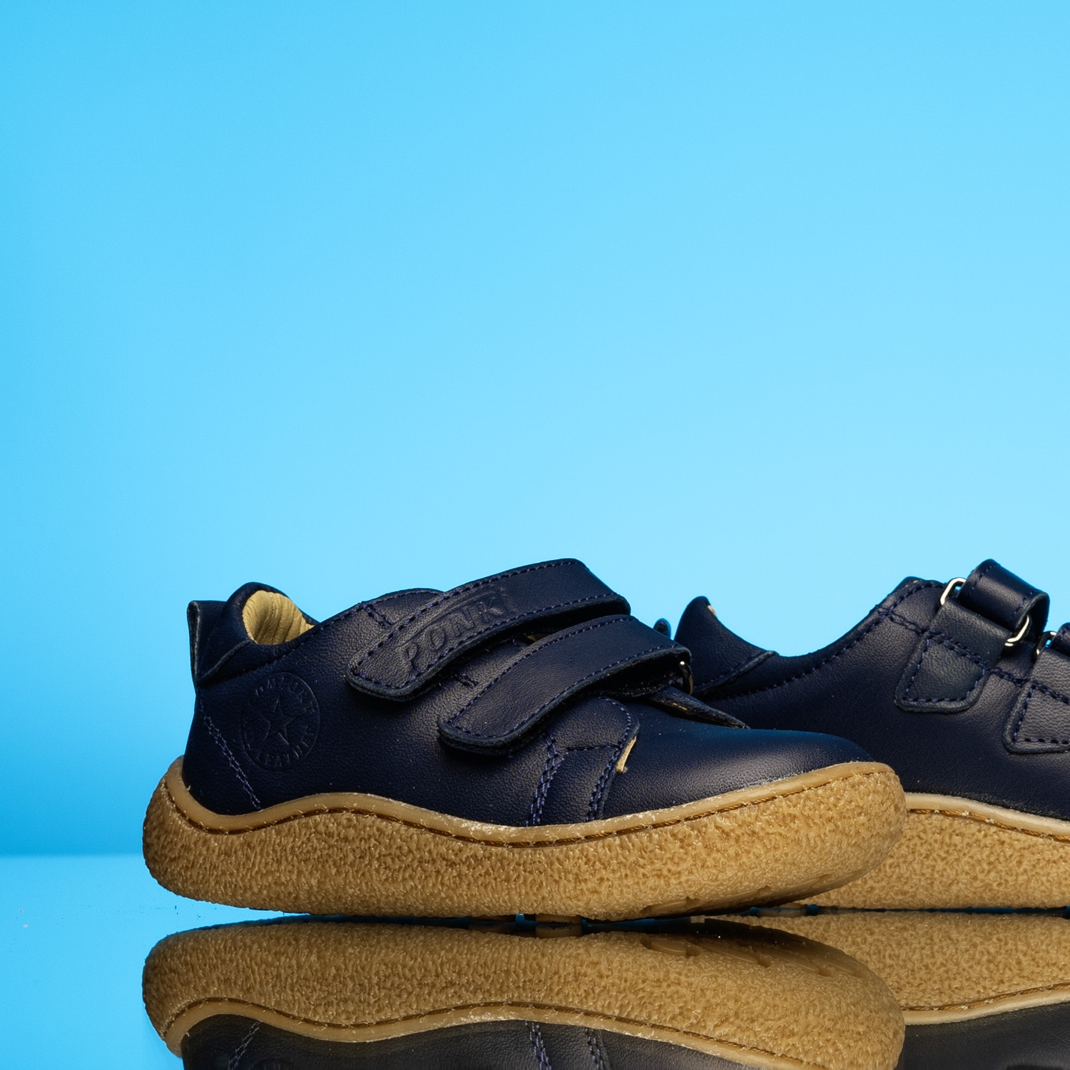Бебешки боси обувки PONKI BAREFOOT Kamper Lepi Darkblue №22-26
