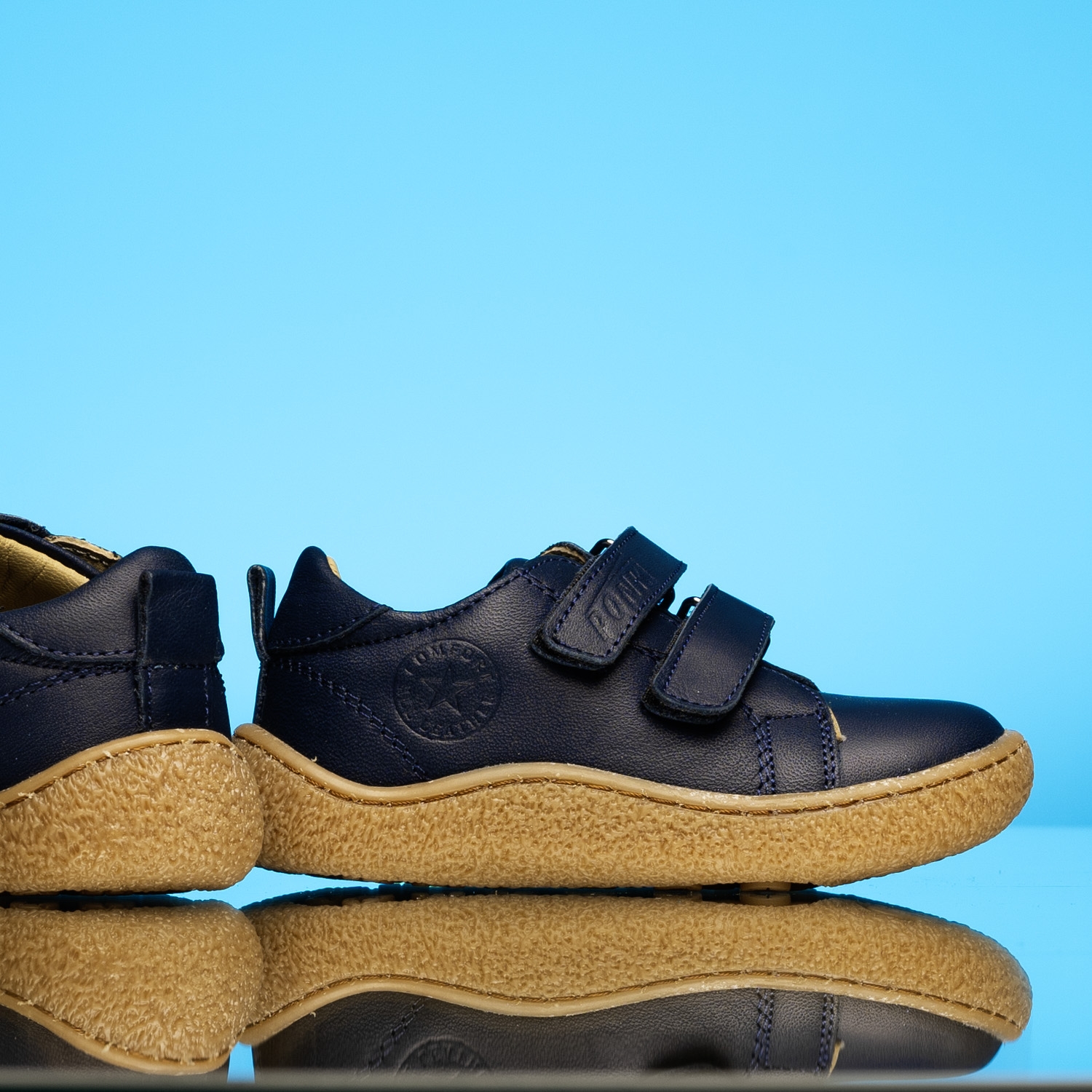 Бебешки боси обувки PONKI BAREFOOT Kamper Lepi Darkblue №22-26